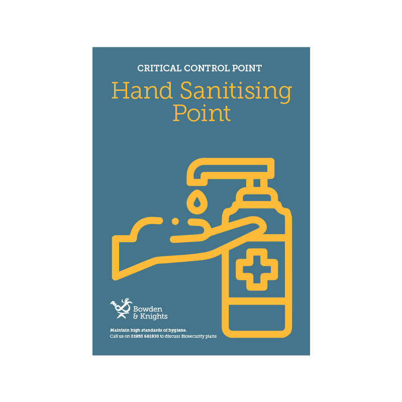 Hand Sanitising Signage