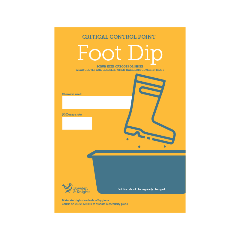 Footdip Signage