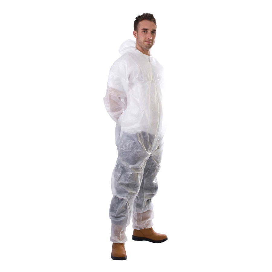 white-disposable-coveralls